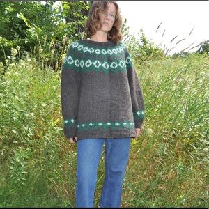 Fair Isle wool sweater